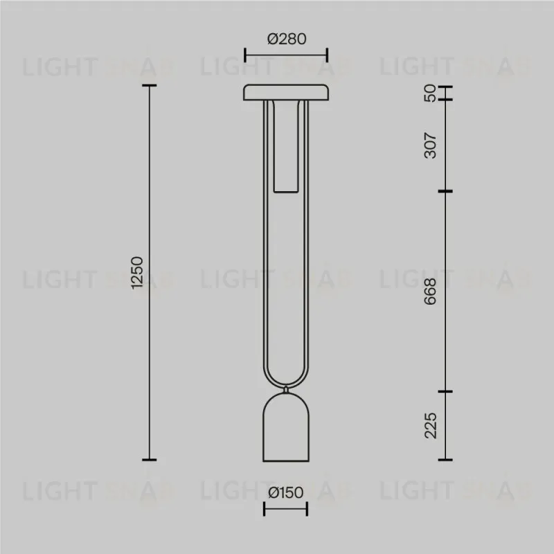 Торшер Maytoni MOD463FL-L24BS3K 