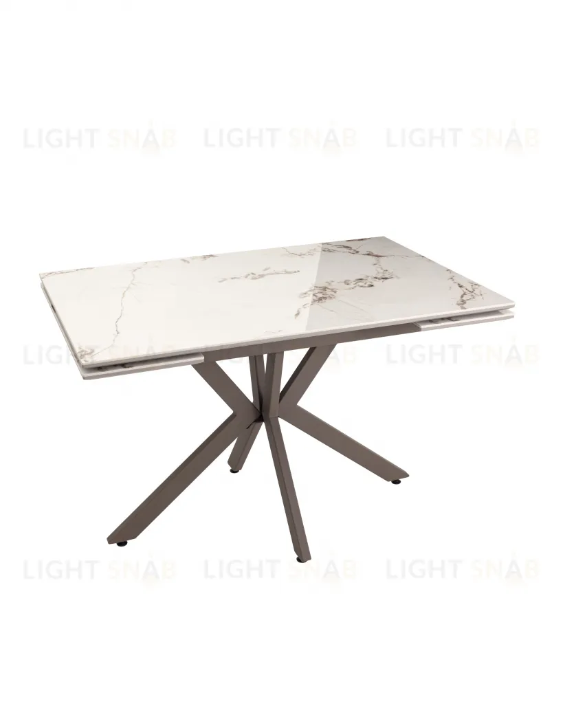 Стол раскладной Marmer 120-180*80*76 керамика капучино УТ000039730