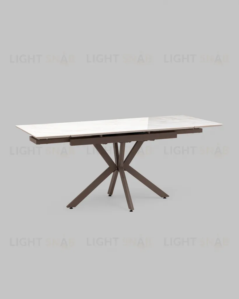 Стол раскладной Marmer 120-180*80*76 керамика капучино УТ000039730
