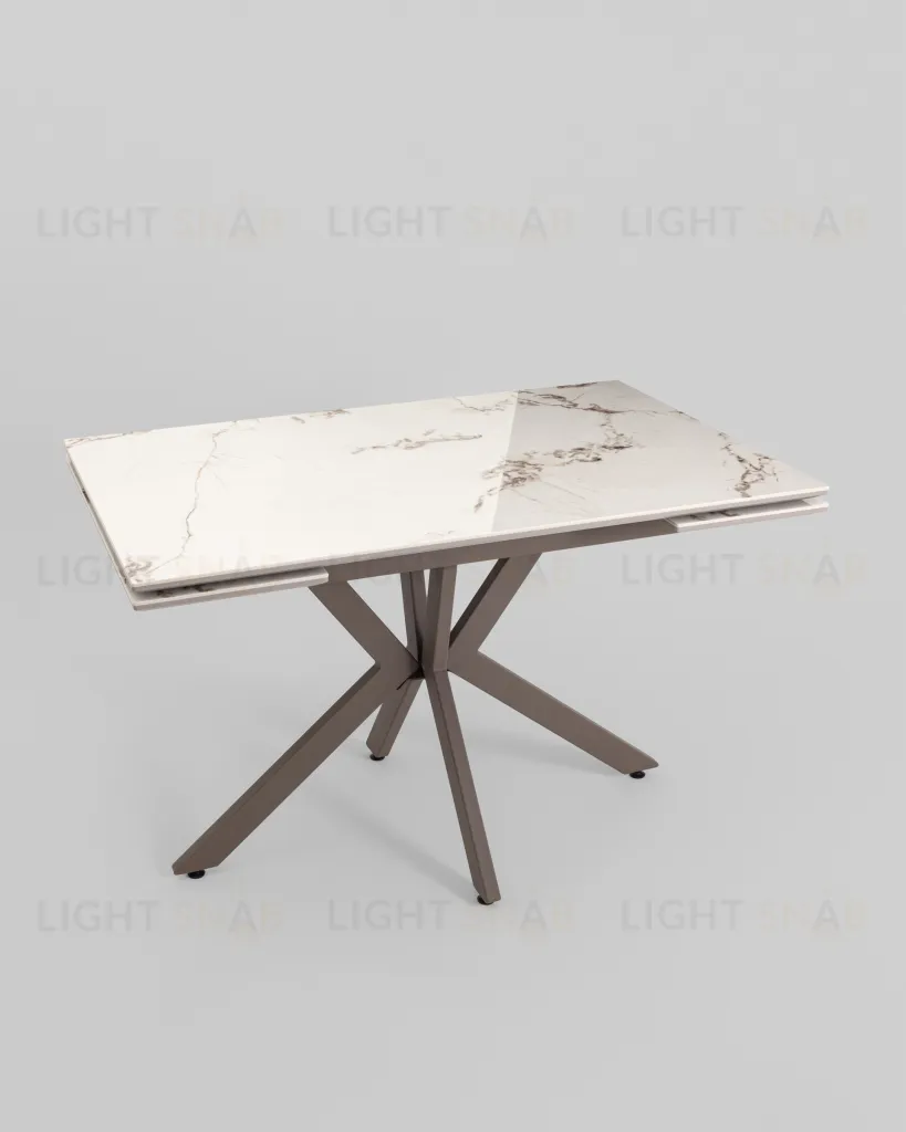 Стол раскладной Marmer 120-180*80*76 керамика капучино УТ000039730