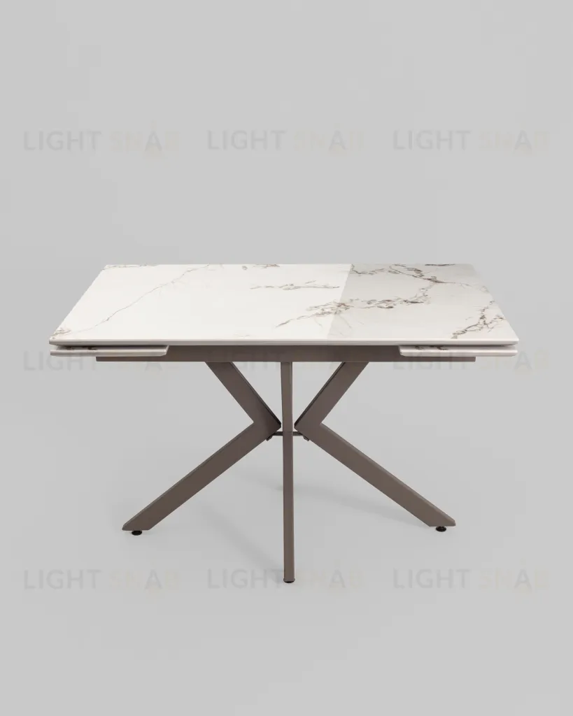 Стол раскладной Marmer 120-180*80*76 керамика капучино УТ000039730
