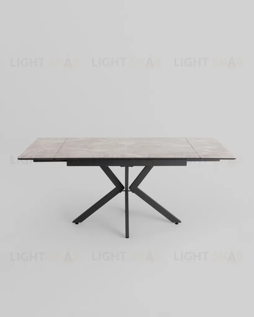 Стол раскладной Marmer 120-180*80*76 керамика антрацит УТ000039729