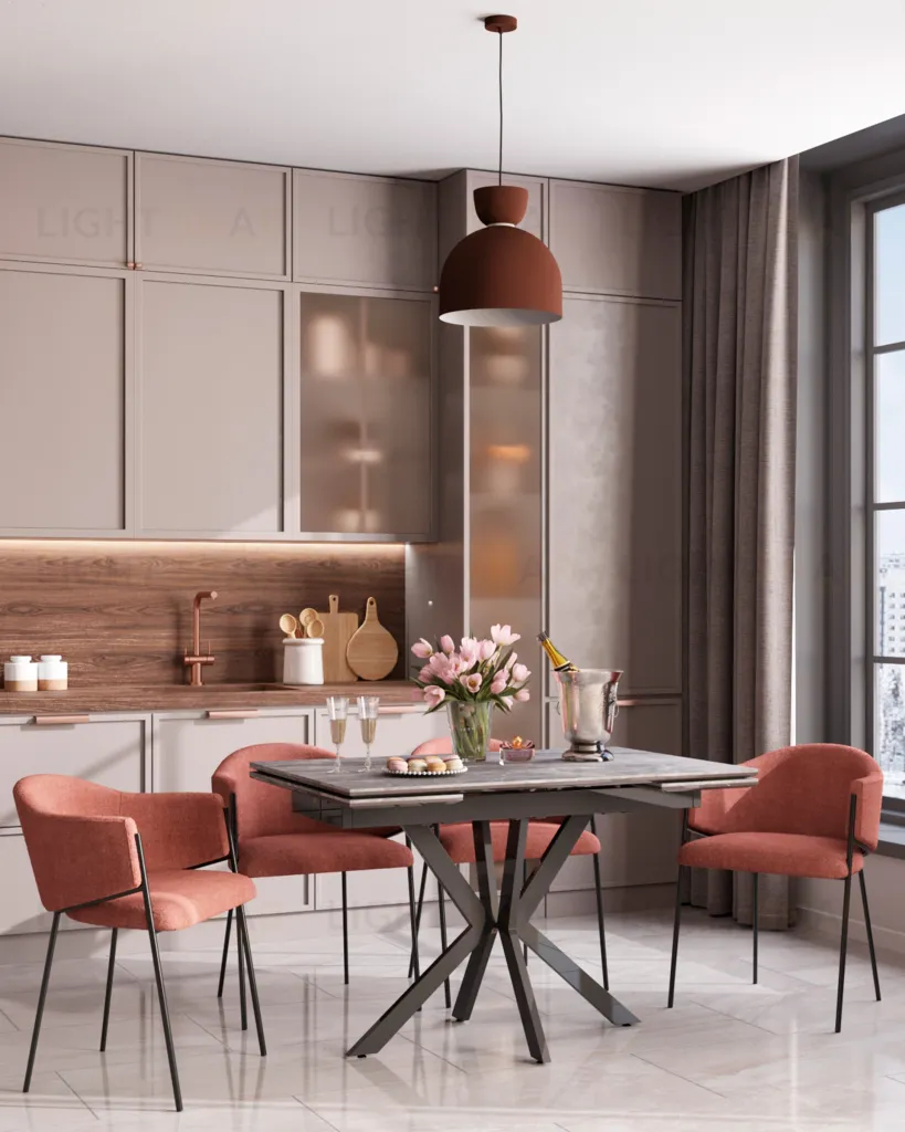 Стол раскладной Marmer 120-180*80*76 керамика антрацит УТ000039729