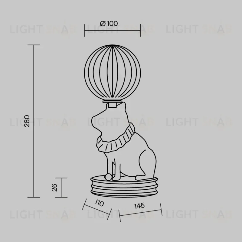 Настольная лампа Maytoni MOD477TL-L5W3K 