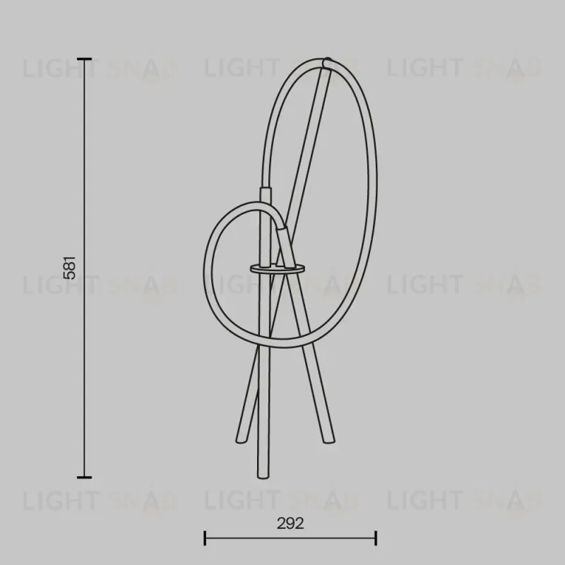 Настольная лампа Maytoni MOD369TL-L15B3K 