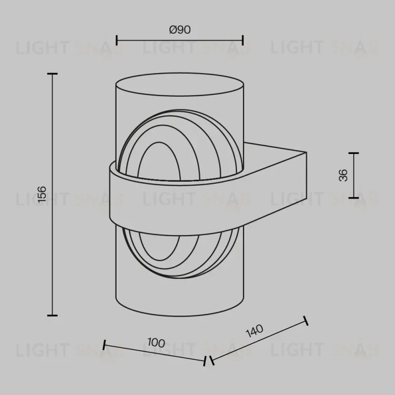Бра Maytoni MOD480WL-L10BS3K 