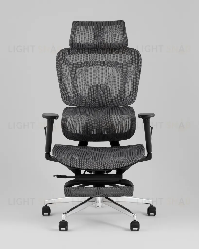 Кресло офисное TopChairs Nimbus серый УТ000041778