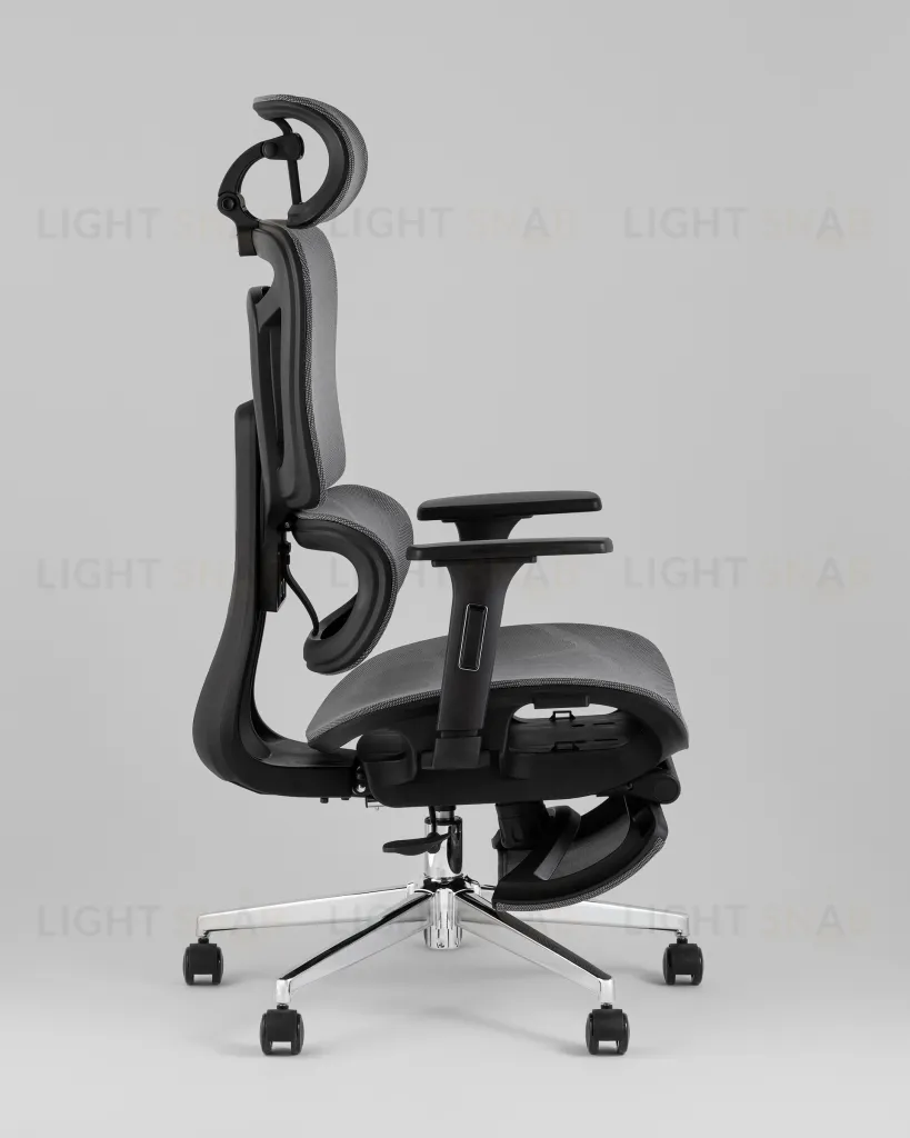 Кресло офисное TopChairs Nimbus серый УТ000041778