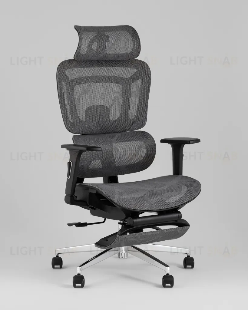 Кресло офисное TopChairs Nimbus серый УТ000041778