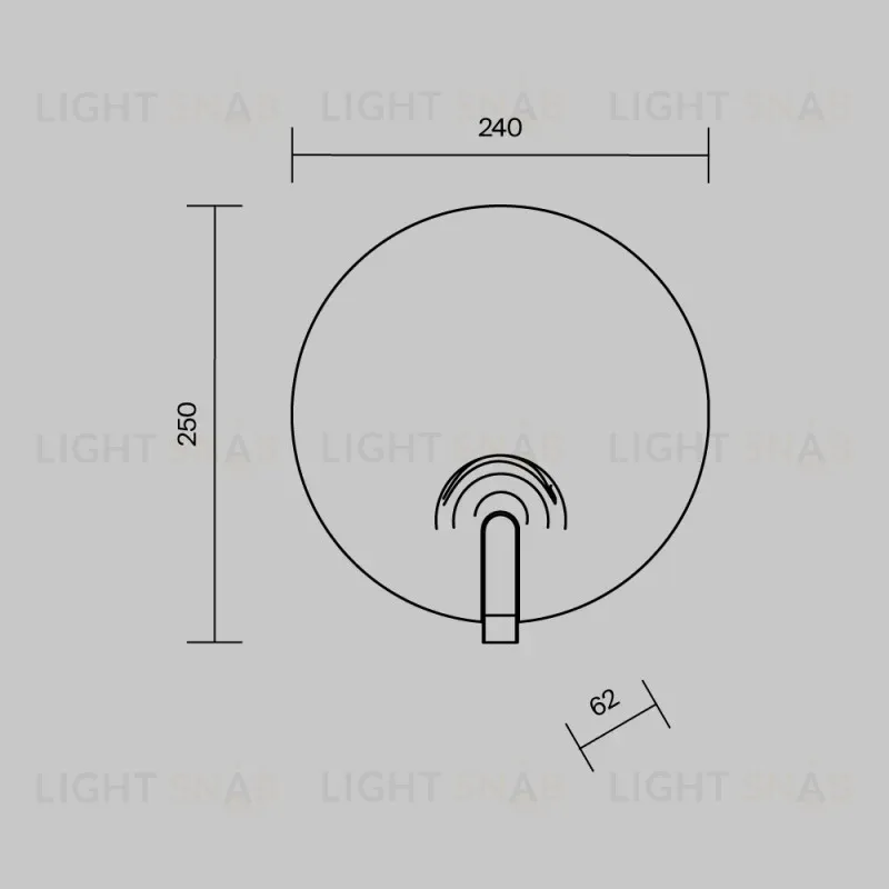 Бра Maytoni MOD481WL-L8BS3K 