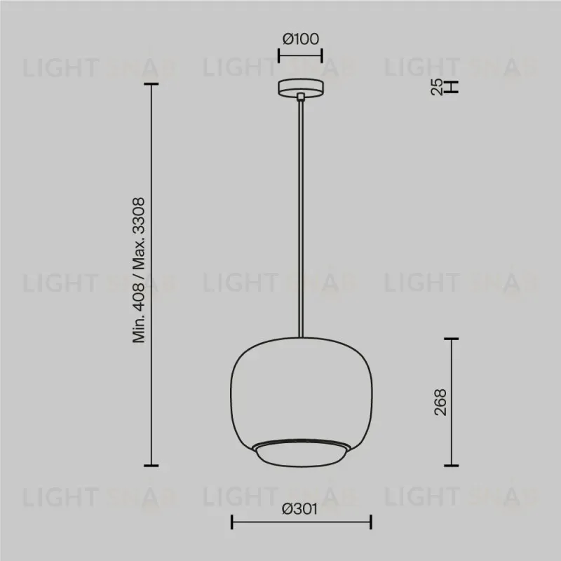 Подвесной светильник Maytoni MOD466PL-L12W3K 