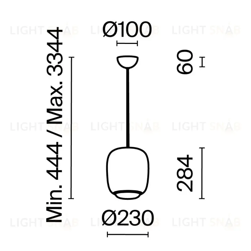 Подвесной светильник Maytoni MOD466PL-L12GR3K 