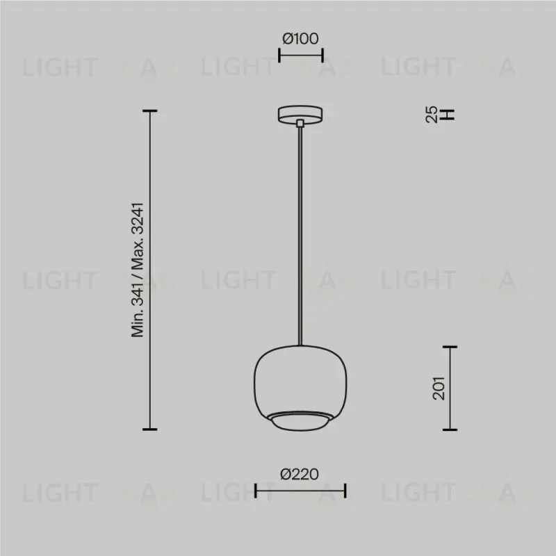 Подвесной светильник Maytoni MOD466PL-L12B3K 