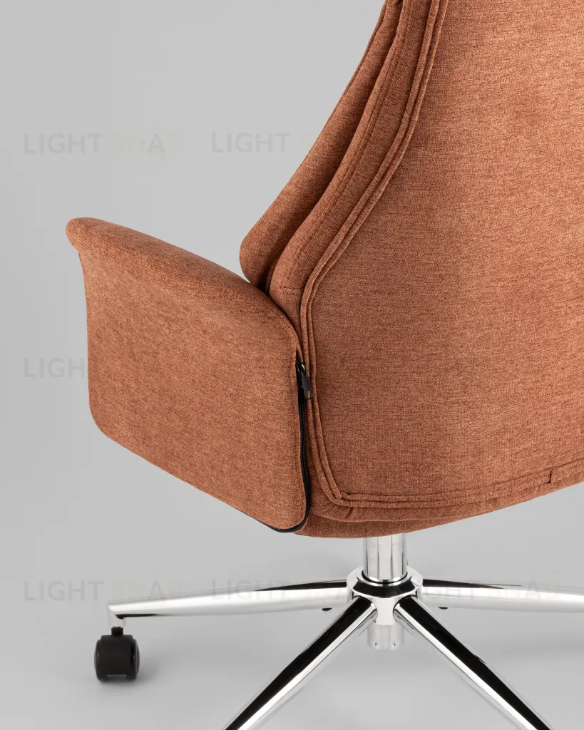 Кресло офисное TopChairs Neoma терракотовый ткань УТ000041774