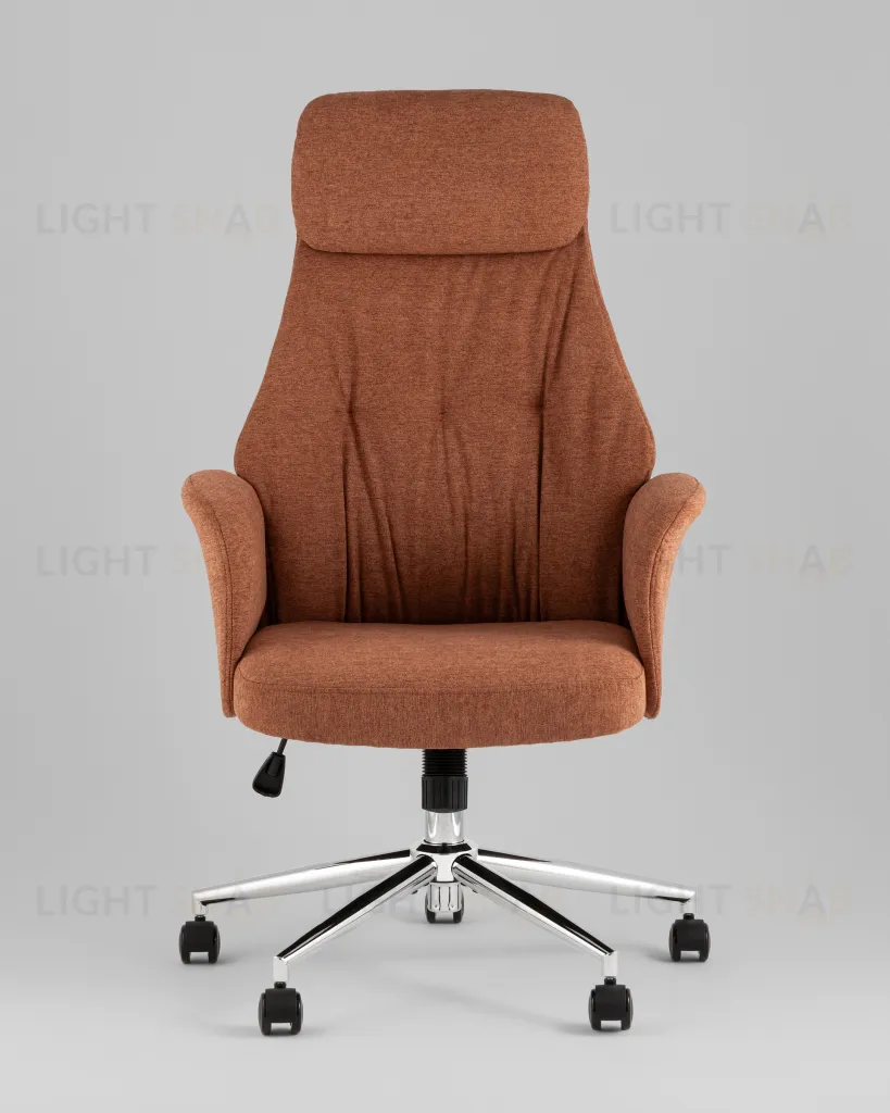 Кресло офисное TopChairs Neoma терракотовый ткань УТ000041774