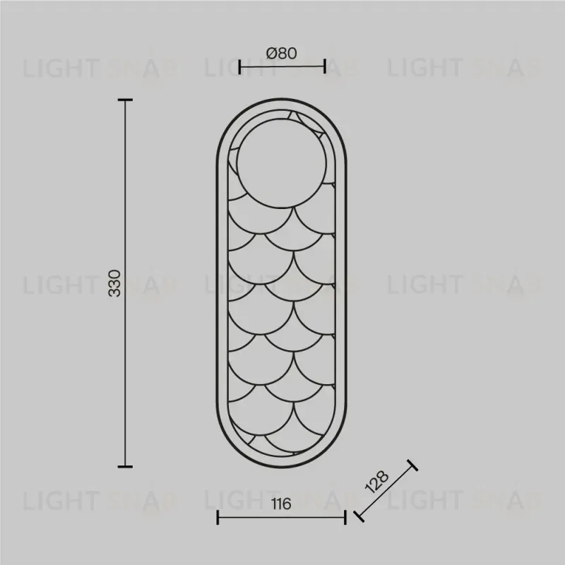 Бра Maytoni MOD473WL-L20BSK 