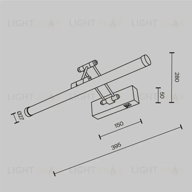 Светильник для картин Maytoni MIR268WL-L3W3K 