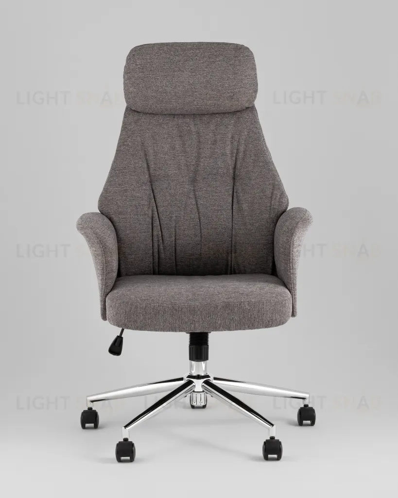 Кресло офисное TopChairs Neoma темно-серый ткань УТ000041773