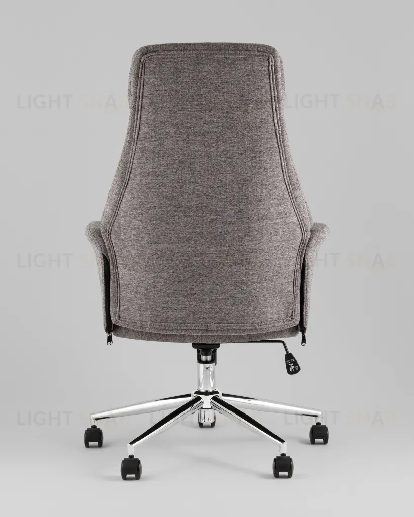 Кресло офисное TopChairs Neoma темно-серый ткань УТ000041773