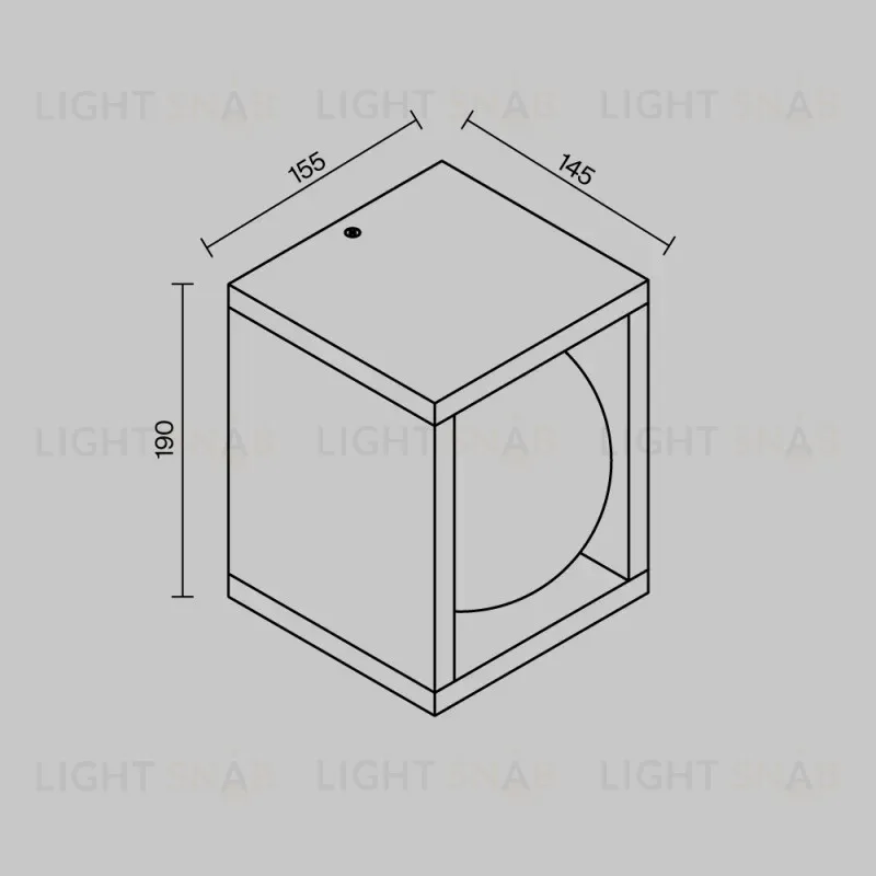 Светильник настенный Maytoni O483WL-L10GF3K 