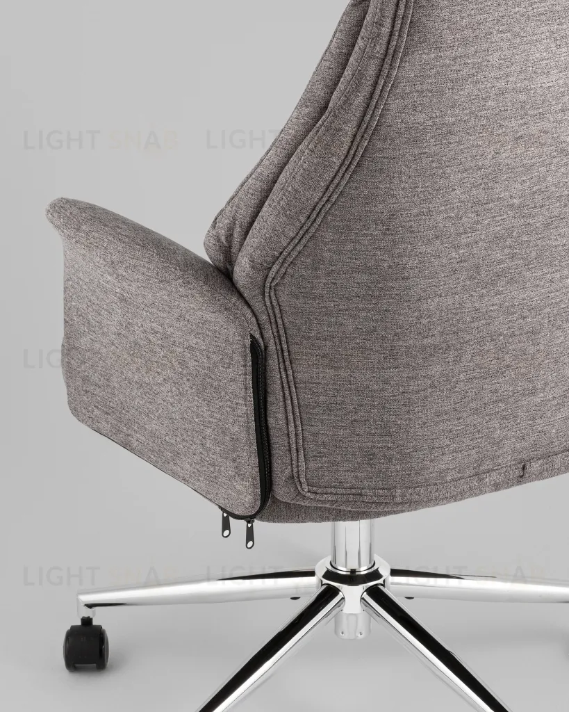 Кресло офисное TopChairs Neoma темно-серый ткань УТ000041773