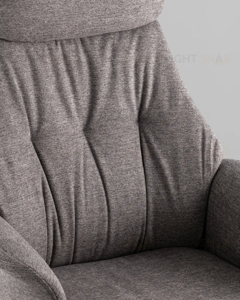 Кресло офисное TopChairs Neoma темно-серый ткань УТ000041773