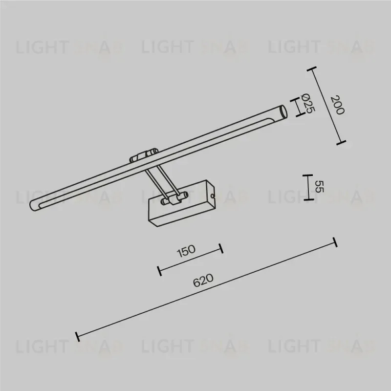 Светильник для картин Maytoni MIR267WL-L14CH3K 