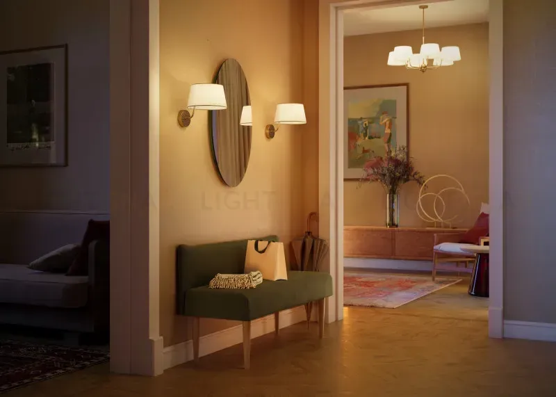 Люстра на штанге Maytoni MOD360PL-08BS 