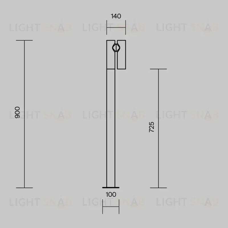 Садово-парковый светильник Maytoni O494FL-L10B3K 