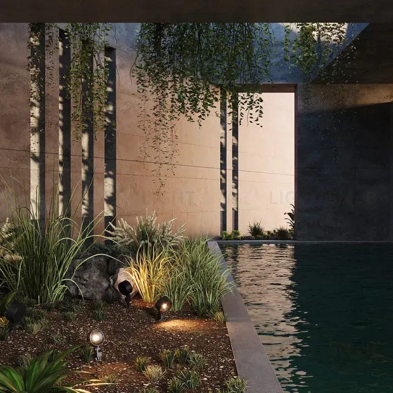 Грунтовый светильник Maytoni O495FL-L18B3K 