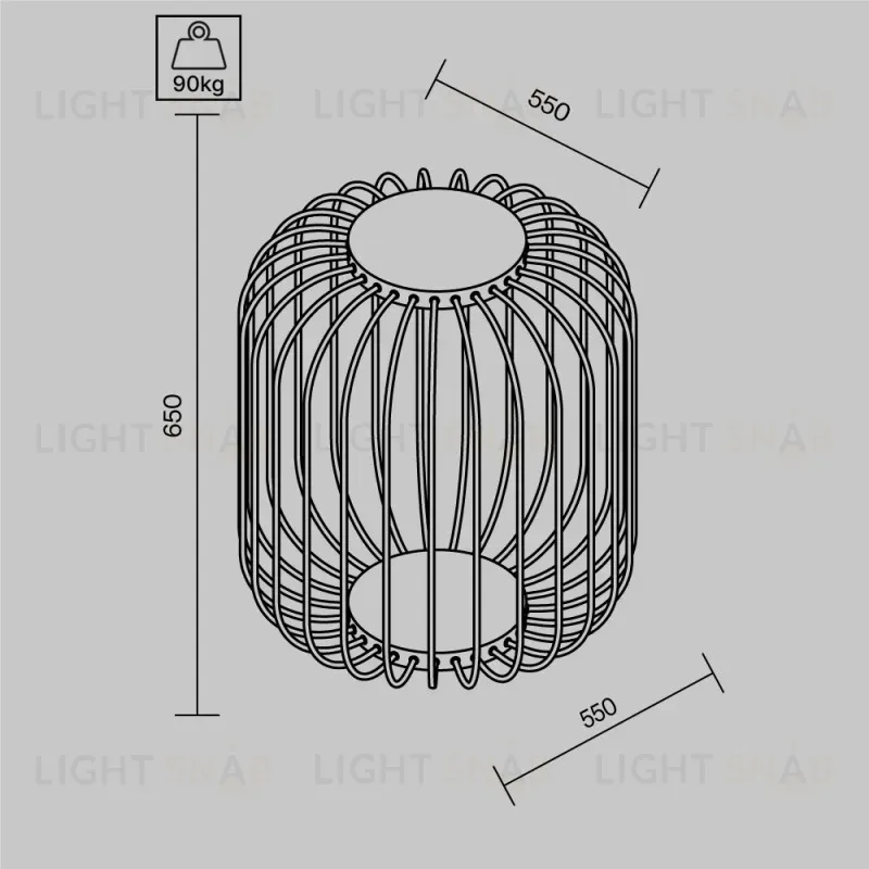 Садово-парковый светильник Maytoni O478FL-L18GF3K 