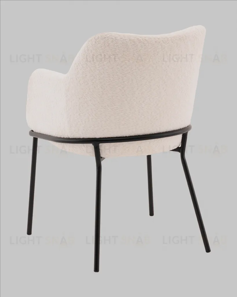 Стул с подлокотниками Кози new ткань букле молочный УТ000040875