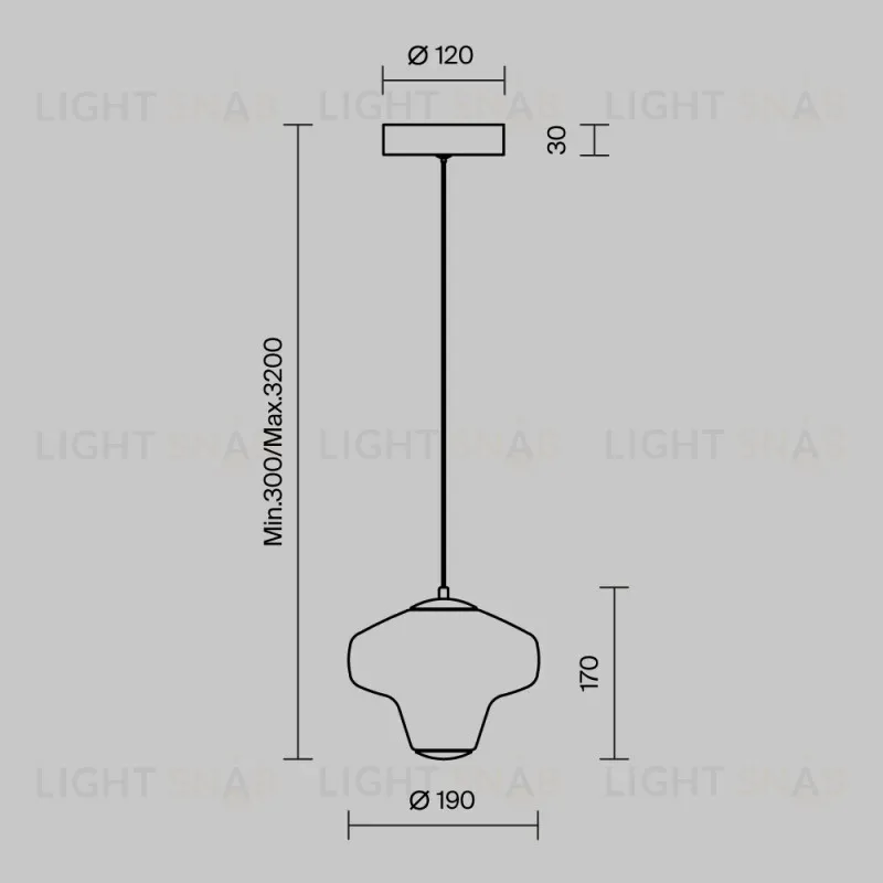 Подвесной светильник Maytoni MOD359PL-L6BS3K1 