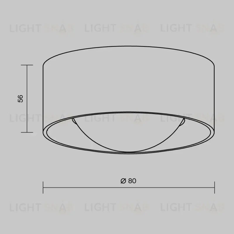 Накладной уличный светильник Maytoni O498CL-L7B3K 