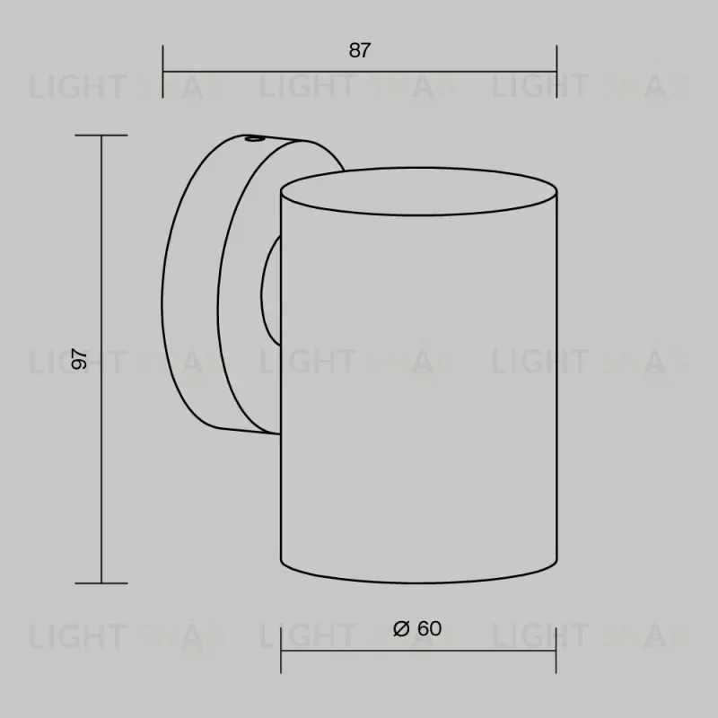 Светильник настенный Maytoni O493WL-01W 