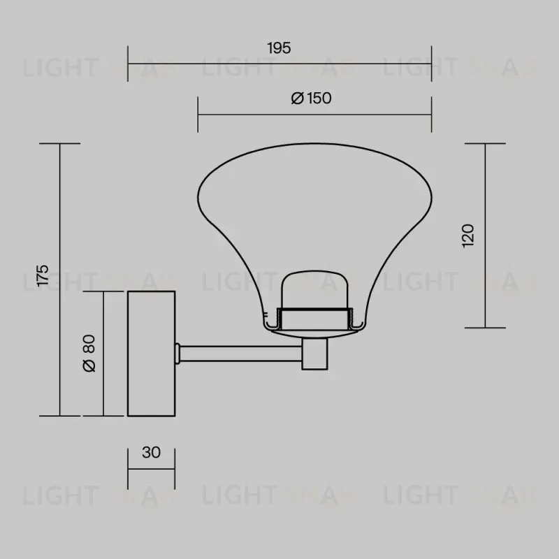 Бра Maytoni MOD402WL-L3BS3K 