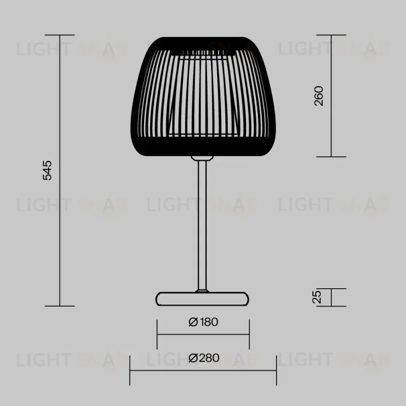 Настольная лампа Maytoni MOD409TL-01B 