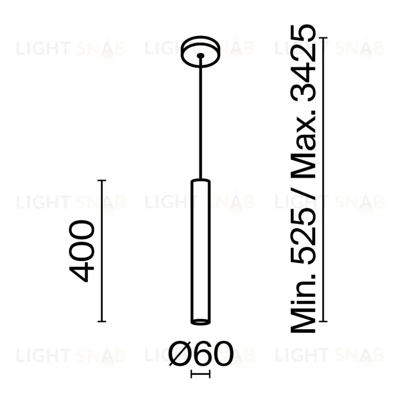 Подвесной светильник Maytoni MOD161PL-01B1 