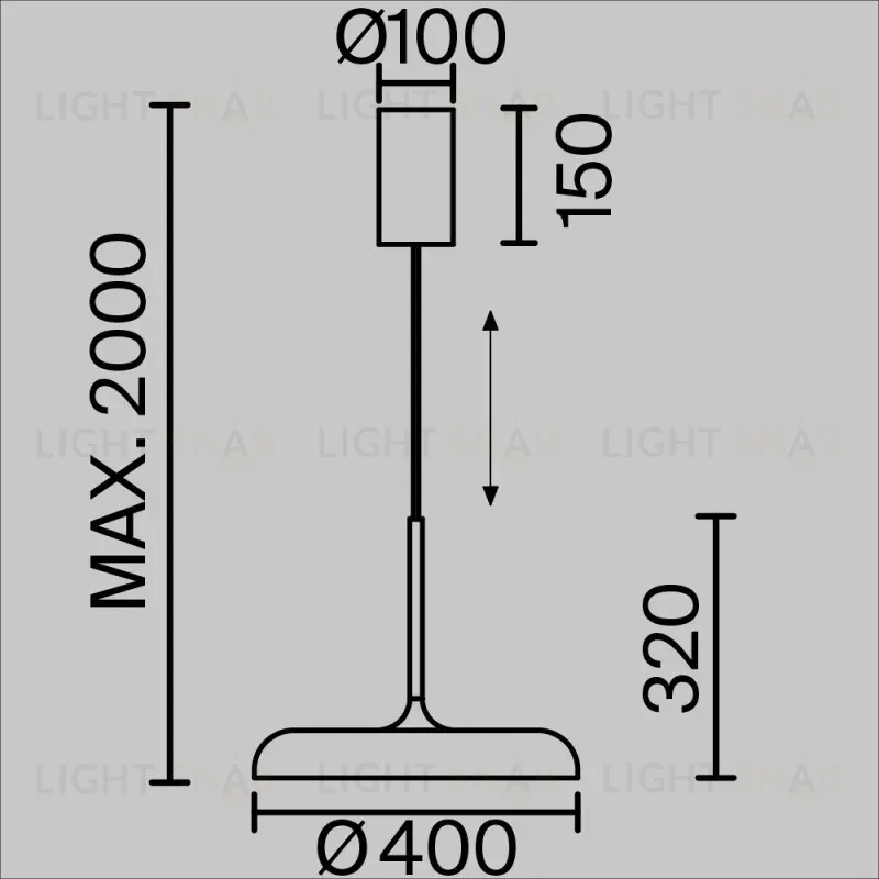 Подвесной светильник Maytoni MOD189PL-L39W3K 