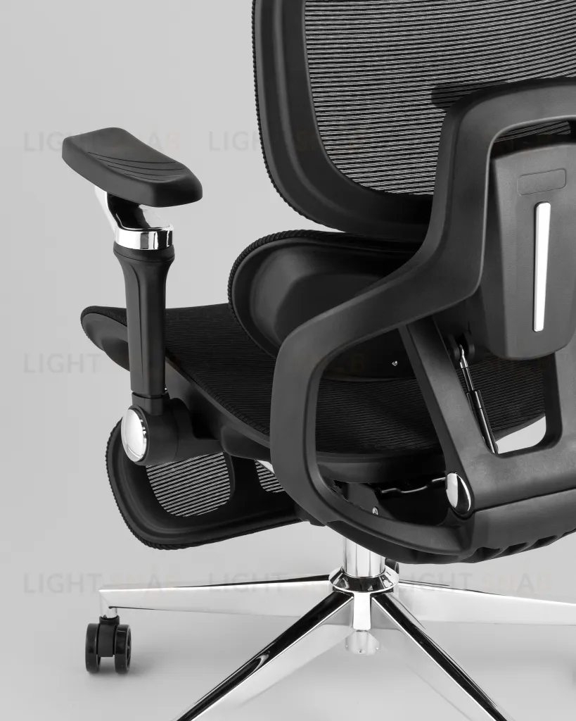 Кресло офисное TopChairs Prodigy с оттоманкой черный УТ000041699