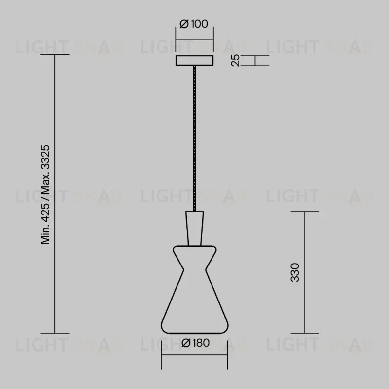 Подвесной светильник Maytoni MOD405PL-01W2 