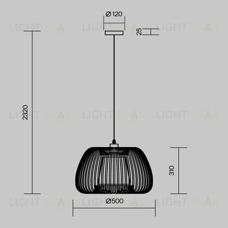 Подвесной светильник Maytoni MOD409PL-01W 