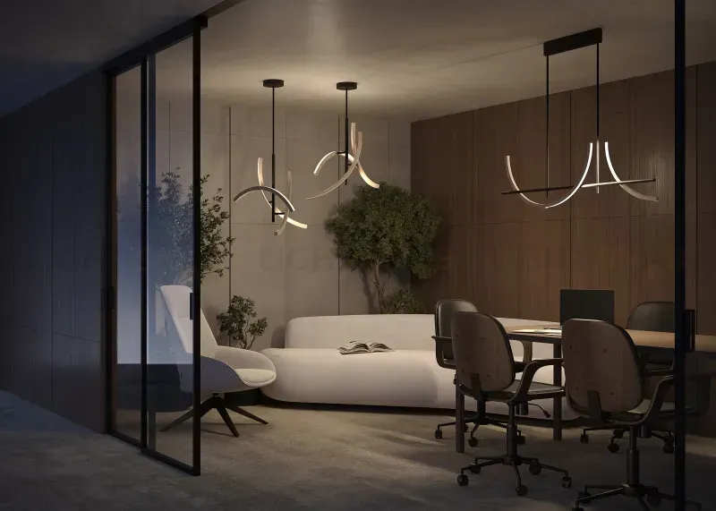 Люстра на штанге Maytoni MOD428PL-L27BK 