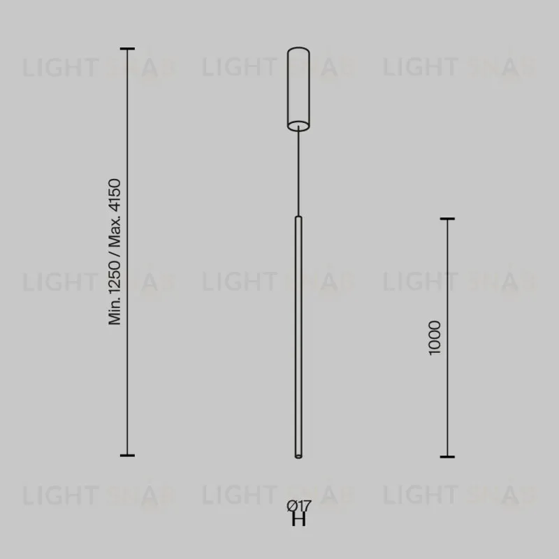 Подвесной светильник Maytoni MOD246PL-L24BK1 