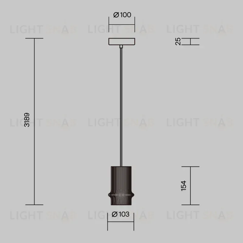 Подвесной светильник Maytoni MOD430PL-L5W3K 