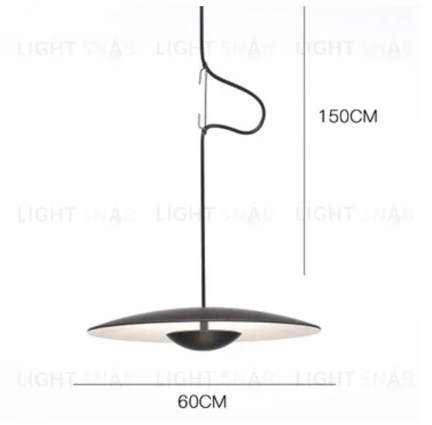 Подвес Flying saucer 60см черный LSPDL2063-33