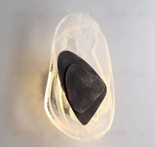 Настенный светильник Marti черный/прозрачный LSB4176-3