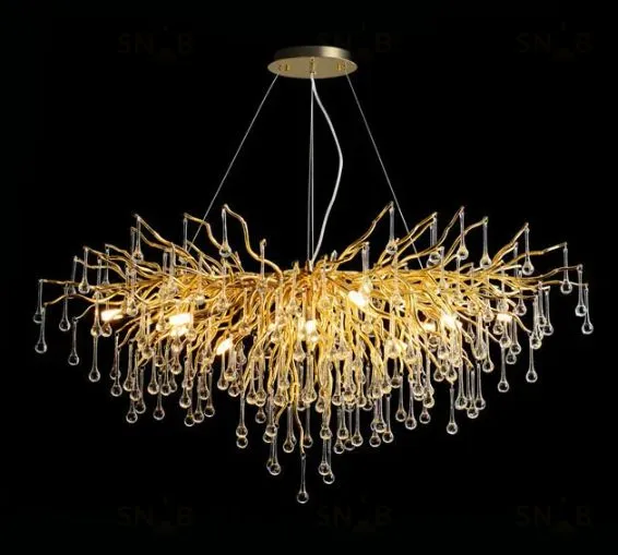 Люстра BIJOUT L 120 золото BIJOUT-120