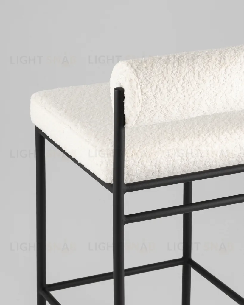 Стул полубарный Балла букле молочный УТ000041907