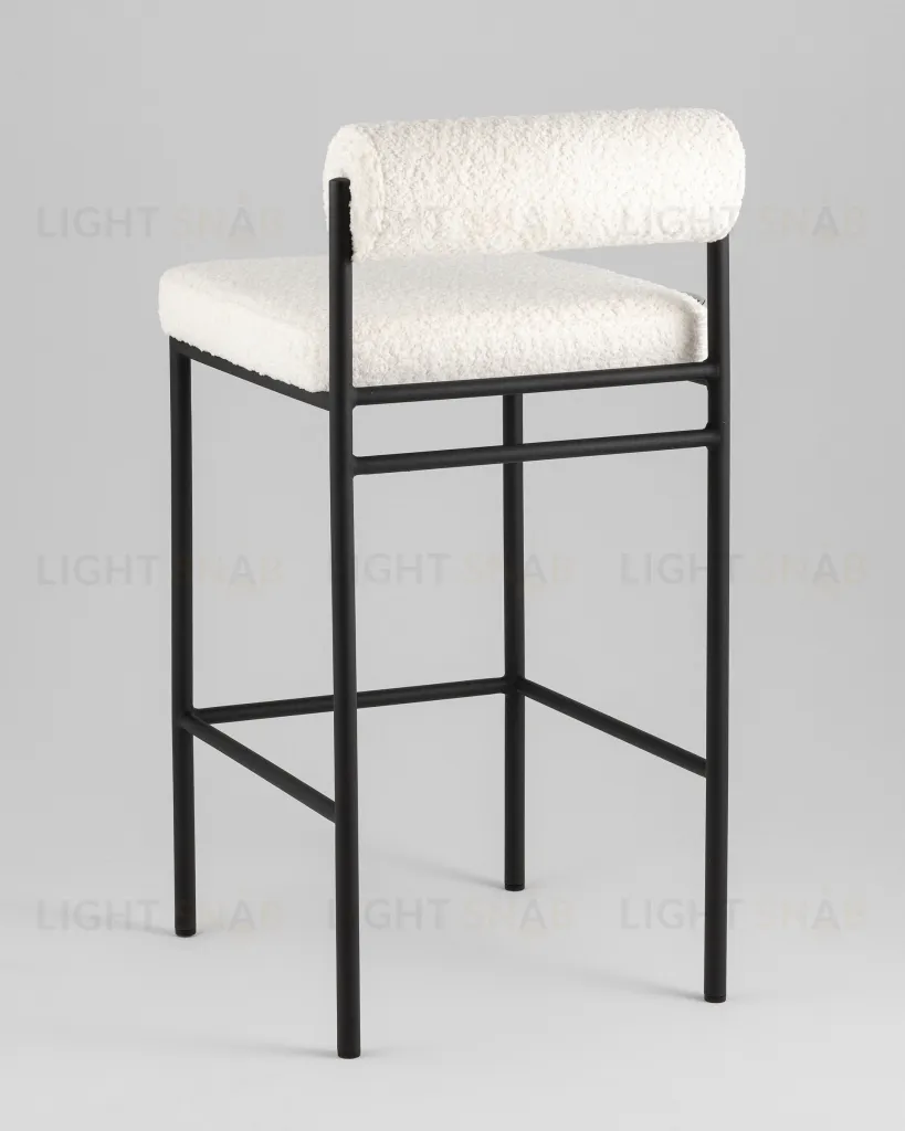 Стул полубарный Балла букле молочный УТ000041907